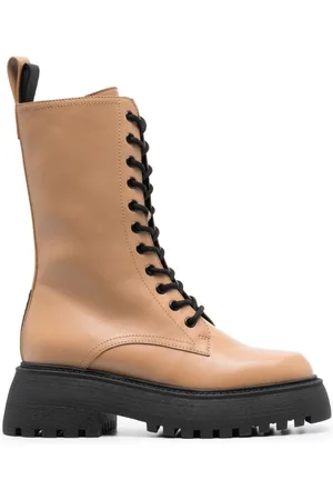 3Juin Botas con tacón de 40mm y cordones