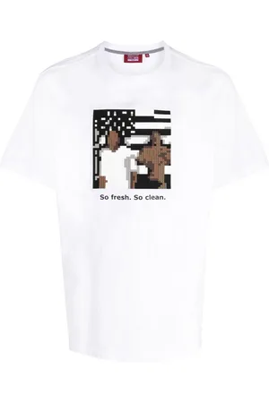 MOSTLY HEARD RARELY SEEN Camiseta con motivo gráfico