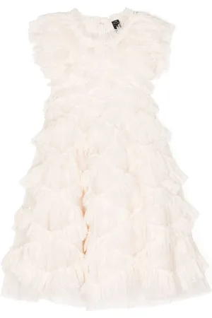 Needle & Thread Vestido Genevieve con volantes