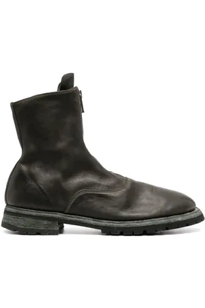 GUIDI Botines con cremallera