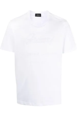 BRIONI Camiseta con aplique del logo