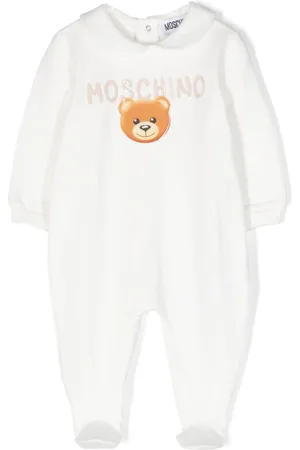 Moschino Pijama con logo Teddy en relieve