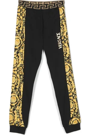 VERSACE Pantalones de chándal con estampado Barocco Kids