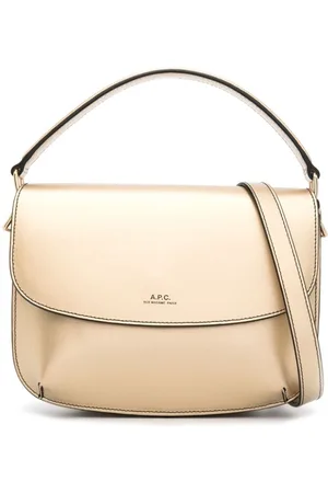 A.P.C. Bolso shopper con logo estampado
