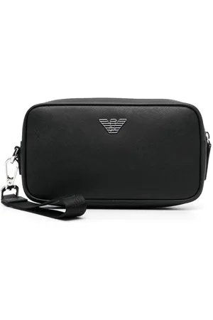 Emporio Armani Neceser con placa Eagle