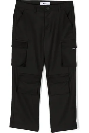 Msgm Pantalones rectos con múltiples bolsillos
