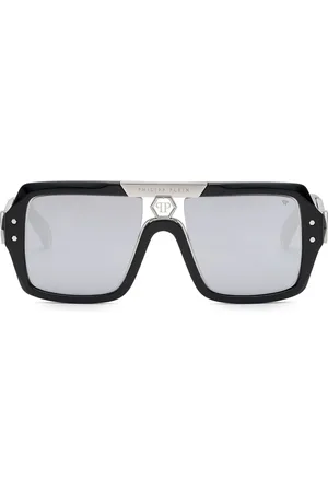 Philipp Plein Gafas de sol Square con logo estampado