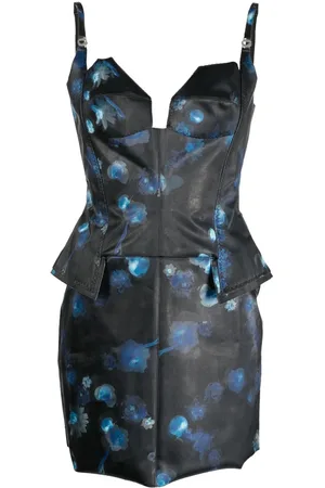COPERNI Vestido corto Holographic con estampado floral