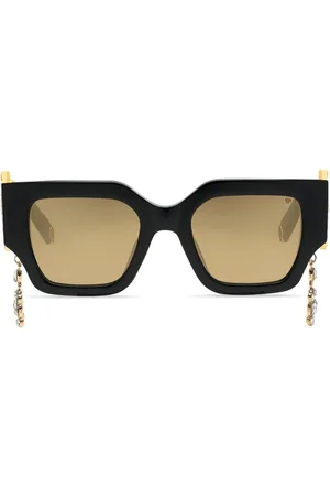 Philipp Plein Gafas de sol con Square Exclusive con placa del logo