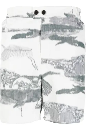 HENRIK VIBSKOV Bermudas con estampado gráfico