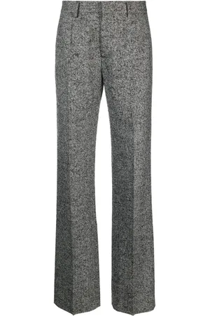 Alessandra Rich Pantalones de vestir de talle alto