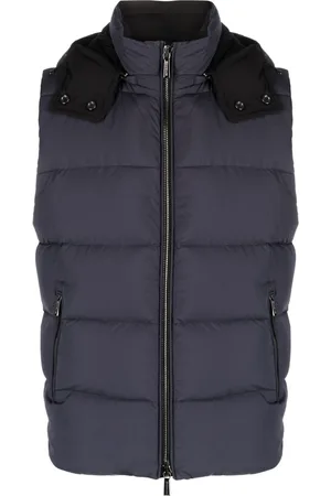 MOORER Chaleco acolchado con cuello alto