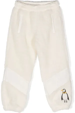 Mini Rodini Pantalones de chándal Penguin Pile a rayas