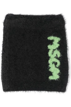Msgm Falda con logo estampado