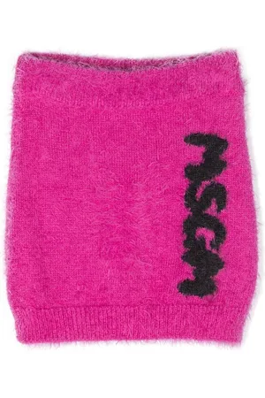 Msgm Falda con logo estampado