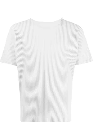 Issey Miyake Camiseta MC May plisada con manga corta