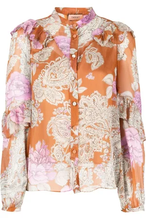 Twin-Set Blusa con estampado floral