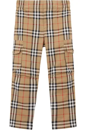 Burberry Pantalones rectos con motivo Vintage Check