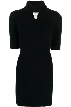 Patou Vestido corto con cuello redondo