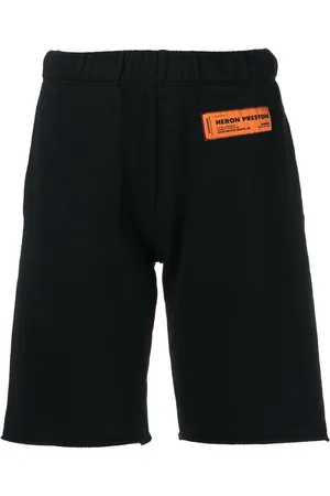Heron Preston Bermudas con parche del logo