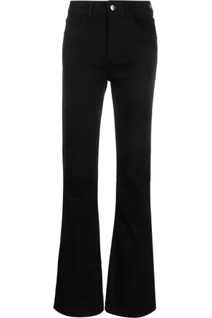 Emporio Armani Vaqueros acampanados de talle alto