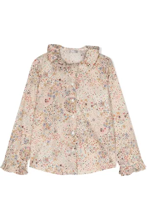 Il gufo Camisa con estrellas estampadas