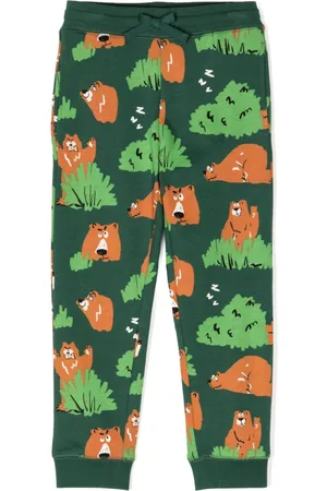 Stella McCartney Pantalones de chándal con animal print