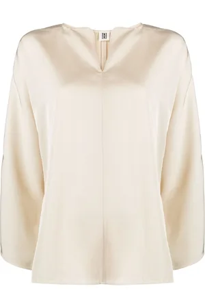 By Malene Birger Blusa Carina con cuello en V
