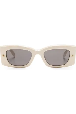 Alexander McQueen Gafas rectangulares con apliques