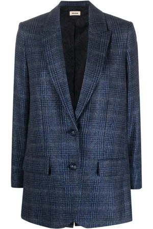 Zadig & Voltaire Blazer a cuadros