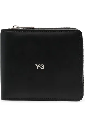 Y-3 Cartera plegable con logo estampado