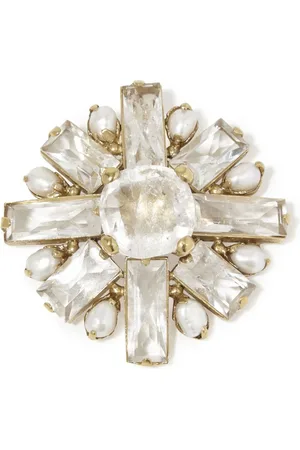 Goossens Broche Stones Pearls