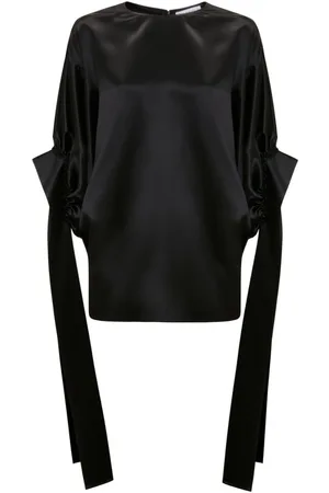 J.W.Anderson Blusa plisada con acabado satinado
