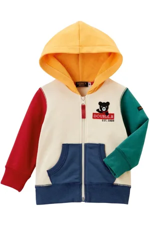 Miki House Sudadera con capucha y parche del logo