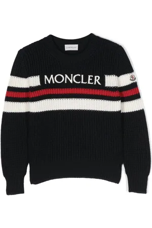 Moncler Jersey con logo en intarsia