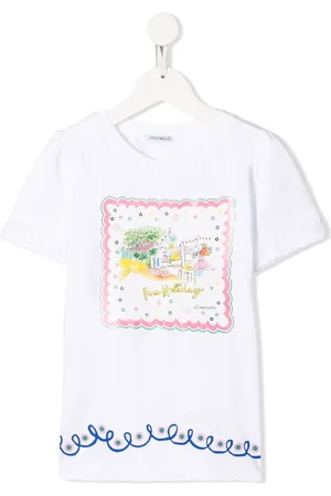 Simonetta Camiseta con estampado gráfico