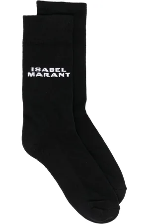 Isabel Marant Calcetines Dawi con logo en intarsia