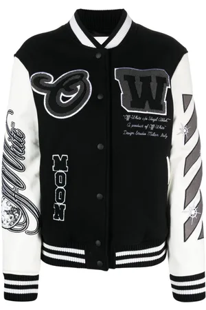 OFF-WHITE Chaqueta bomber con parche del logo