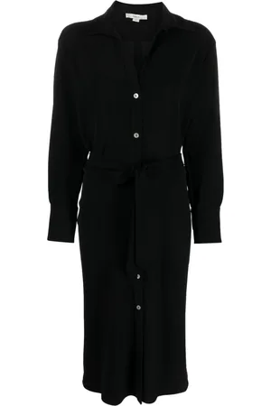 Vince Vestido camisero con cintura lazada