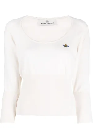 Vivienne Westwood Jersey de punto con bordado Orb