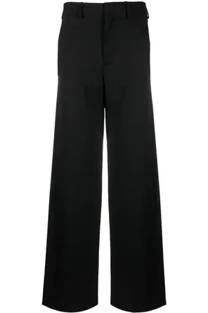 Maison Margiela Pantalones anchos con logo