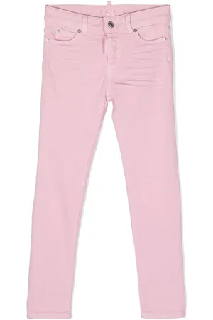 Leggings de punto de canalé rosa de bebé niña Okaïdi & Obaïbi