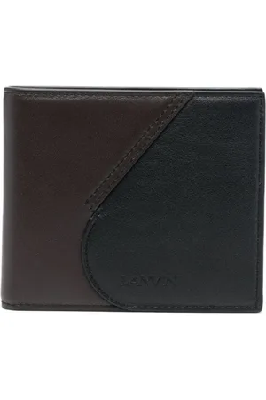 Lanvin Tarjetero con diseño de dos tonos