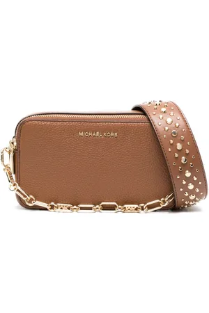 Michael Kors Bolso cámara pequeño con letras del logo