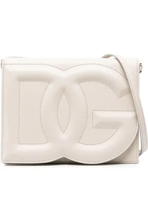 Dolce & Gabbana Bandolera de piel con logo DG