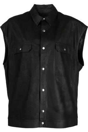 Rick Owens Chaleco con cuello clásico