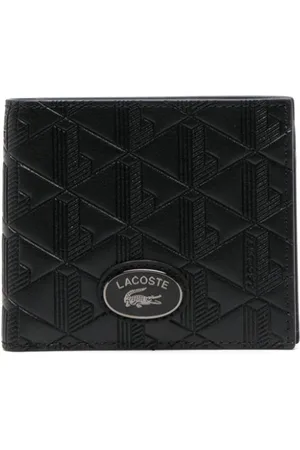 Lacoste Cartera con placa del logo