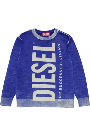Diesel Jersey con logo en intarsia