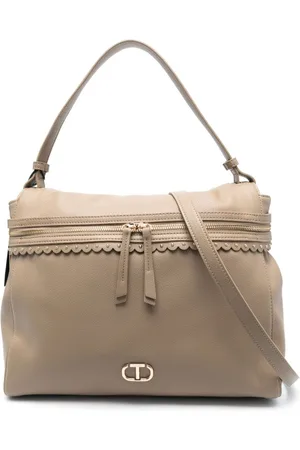 Twin-Set Bolso shopper Cécile grande con logo