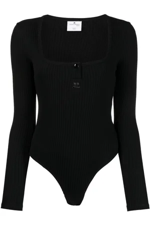 Courrèges Body con logo bordado